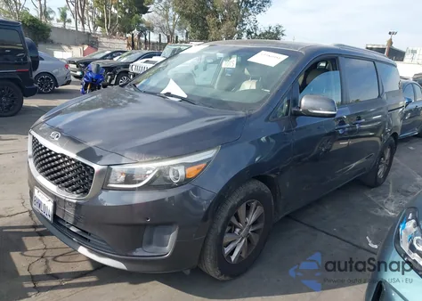 2017 Kia Sedona Lx z USA, uszkodzony, nr VIN KNDMB5C10H6283781